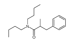 N,N-dibutyl-2-methyl-3-phenylpropanamide Structure