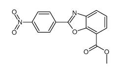 methyl 2-(4-nitrophenyl)-1,3-benzoxazole-7-carboxylate Structure