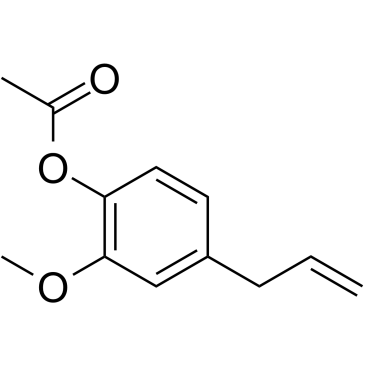 Acetyleugenol Structure