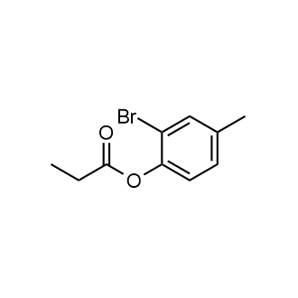 2-溴-4-甲基苯基丙酸酯结构式
