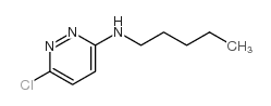 3-Chloro-6-pentylaminopyridazine Structure