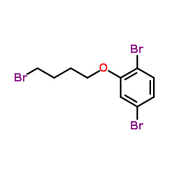 1,4-Dibromo-2-(4-bromobutoxy)benzene Structure
