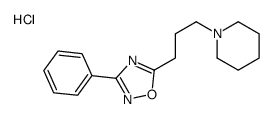 3-phenyl-5-(3-piperidin-1-ylpropyl)-1,2,4-oxadiazole,hydrochloride Structure