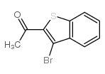 1-(3-溴苯并[b]噻吩-2-基)乙酮结构式