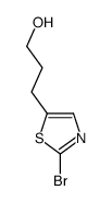 3-(2-Bromothiazol-5-yl)propan-1-ol Structure