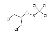 trichloro-methanesulfenic acid-(β,β'-dichloro-isopropyl ester)结构式