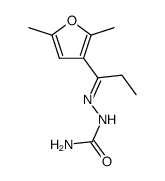 1-(2,5-dimethyl-[3]furyl)-propan-1-one semicarbazone Structure