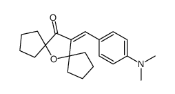 13-(4-dimethylamino-benzylidene)-6-oxa-dispiro[4.1.4.2]tridecan-12-one Structure