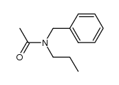 N-Propyl-N-benzyl-acetamid Structure