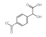 (R)-4-硝基扁桃酸结构式