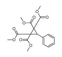 tetramethyl 3-phenylcyclopropane-1,1,2,2-tetracarboxylate结构式