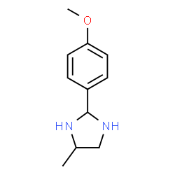 2-(4-甲氧基苯基)-4-甲基-1H-咪唑结构式