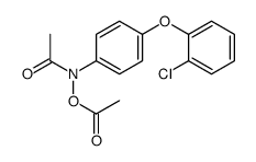 [N-acetyl-4-(2-chlorophenoxy)anilino] acetate结构式