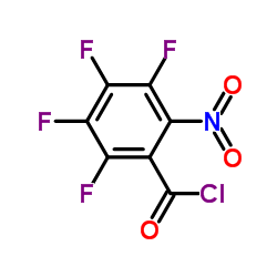 5-硝基-2,3,4,5-四氟苯甲酰氯结构式