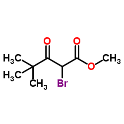 Methyl 2-bromo-4,4-dimethyl-3-oxopentanoate Structure