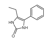 4-ethyl-5-phenyl-1,3-dihydro-imidazol-2-one结构式