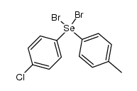 dibromo-(4-chloro-phenyl)-p-tolyl-λ4-selane结构式