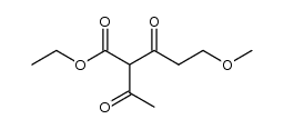 ethyl 5-methoxy-2-acetyl-3-oxopentanoate Structure
