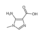 (9ci)-5-氨基-1-甲基-1H-咪唑-4-羧酸结构式