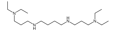 N,N'-bis[3-(diethylamino)propyl]butane-1,4-diamine Structure