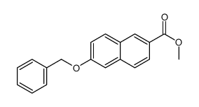 methyl 6-phenylmethoxynaphthalene-2-carboxylate Structure