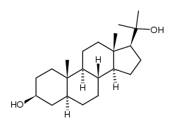 20-methyl-5α-pregnanediol-(3β.20) Structure