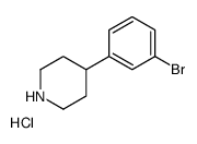 4-(3-溴苯基)哌啶盐酸盐结构式