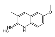 2-Amino-6-methoxy-3-methylquinoline hydrochloride结构式