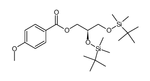 (S)-2,3-bis(tert-butyldimethylsilyloxy)propyl 4-methoxybenzoate Structure