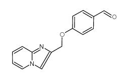 4-(咪唑[1,2-a]吡啶-2-甲氧基)苯甲醛结构式