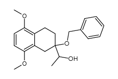 2-benzyloxy-5,8-dimethoxy-2-(1-hydroxyethyl)-1,2,3,4-tetrahydronaphthalene Structure