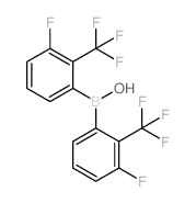 二(3-氟-2-三氟甲基)苯基硼酸结构式
