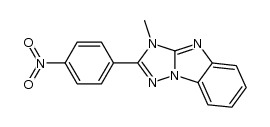 3-methyl-2-p-nitrophenyl-1,2,4-triazolo[1,5-a]benzimidazole结构式
