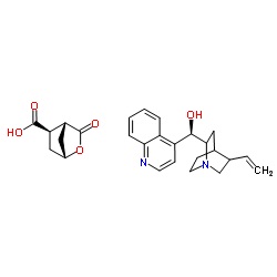 (1R,4R,5R)-3-氧-2-氧杂双环[2.2.1]庚烷-5-羧酸辛可尼定盐结构式