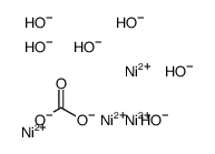 Nickel, [carbonato(2-)]hexahydroxytetra- Structure