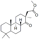 Podocarpane-13.beta.-acetic acid, 13-methyl-14-oxo-, methyl ester Structure