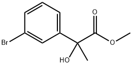 甲基 2-(3-溴苯基)-2-羟基丙酯结构式