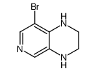 8-Bromo-1,2,3,4-tetrahydropyrido[3,4-b]pyrazine Structure