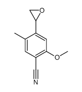 2-methoxy-5-methyl-4-(oxiran-2-yl)benzonitrile结构式