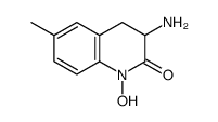 3-amino-1-hydroxy-6-methyl-3,4-dihydroquinolin-2-one结构式
