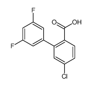 4-chloro-2-(3,5-difluorophenyl)benzoic acid Structure