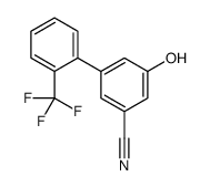 3-hydroxy-5-[2-(trifluoromethyl)phenyl]benzonitrile Structure