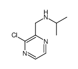 (3-氯-吡嗪-2-甲基)-异丙基-胺结构式