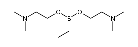 Bis[2-(dimethylamino)ethoxy]ethylboran Structure