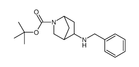 2-Methyl-2-propanyl 5-(benzylamino)-2-azabicyclo[2.2.1]heptane-2- carboxylate Structure