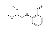 1,1-dimethoxy-2-(2-formylthiophenoxy)ethane Structure