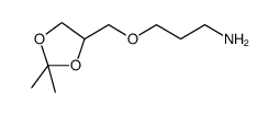 3-(3-氨基丙基)丙酮缩甘油结构式