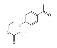 ethyl (2R)-2-(4-acetylphenoxy)propanoate Structure