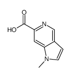 1H-Pyrrolo[3,2-c]pyridine-6-carboxylic acid, 1-Methyl- structure
