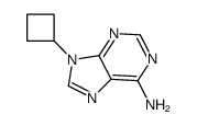9-cyclobutylpurin-6-amine Structure